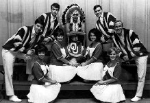 Little Red and the OU Cheersquad, 1967.
