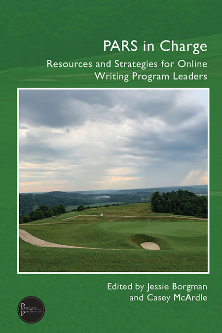 Green cover of PARS in Charge, showing a portion of a golf course